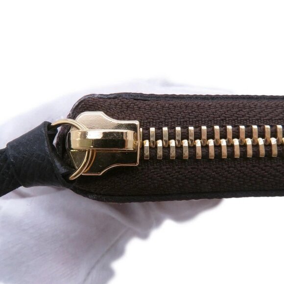 LOUIS VUITTON Portefeuille Clemence Monogram Reverse Canvas Noir - Picture 8 of 13